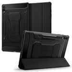 Spigen Galaxy Tab S9 FE Plus Fodral Rugged Armor Pro - Svart - TheMobileStore Galaxy Tab S9 FE Plus