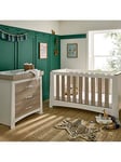 CuddleCo Ada 2-Piece Nursery Furniture Set - White and Ash, One Colour