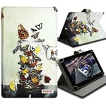 KARYLAX Etui Universel S Motif ZA08 pour Tablette Gaming DEA My Play LC1 7 Pouces