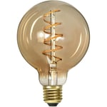 Star Trading LED-lampa E27 G95 Decoled Spiral Amber Dimbar 3,2W 354-41-3