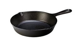 Eddingtons Lodge round frying pan with handle, 20.3 cm, Black