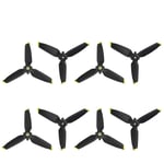DJFEI FPV Combo Drone Propellers, 4 Pairs Propellers Replacement Accessories for DJI FPV Combo Drone, Low Noise Quiet Release (Gold)