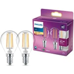Philips - ampoule led E14 lighting 77763000 77763000 5 w = 40 w blanc chaud (ø x l) 45 mm x 45 mm 2 pc(s)