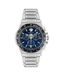 Versace Greca Extreme Chrono Mens Silver Watch VE7H00423 Stainless Steel (archived) - One Size