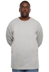 Urban Classics Men's Oversized Open Edge Longsleeve T-Shirt, Lightasphalt, XXXX-Large