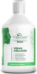 Vitazam Vegan Collagen Liquid 5000Mg Hydrolyzed Collagen Peptides for Women with