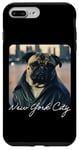 iPhone 7 Plus/8 Plus New York City Pug Cute Funny Fashion Style Case