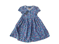 Ralph Lauren girl blue floral Tea party Dress size 6 years NWT summer POLO