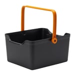 Fiskars Garden Tool Box for Balconies, Black/Orange