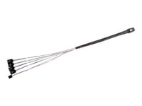 Silverstone Cps03 - Sata/Sas-Kabel - Med Sidoband - 4-Vägs - Mini-Sas (Sff-8087) (Hane) Till Sata, Sidoband (Hona) - 50 Cm - Svart
