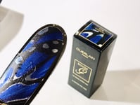 Guerlain Rouge Lipstick  The Double Mirror Case Morpho Blue & Dust Bag
