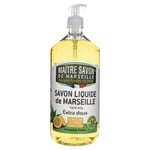 Maitre Savon Liquid Marseilles Lemon Verbena Soap, 1000 ml