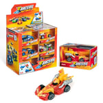 T-RACERS Mix ´N Race – Collection of 12 collectible cars. Each car can be split in two with interchangeable parts and wheels. Collection 1/2