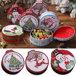 Sugar Storage Container Gift Boxes Iron Tinplate Candy Box Christmas Decorative