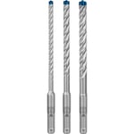 Bosch borrhammare PLUS-7X, set med 6, 8 och 10 mm, 3 st.