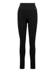 Black Luxe Seamless Tights Bottoms Running-training Tights Black Aim´n