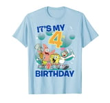SpongeBob SquarePants It's My 4th Birthday Group Shot T-Shirt