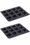 Set of 2 Pyrex Magic Muffin Tray, 12 Cup