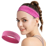 Elastic Fabric Pannband Running Fitness - Rosa - TheMobileStore Sport 