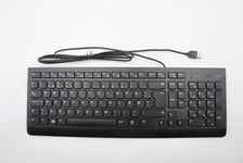 Lenovo ThinkStation P340 P620 USB Wired Keyboard Danish Black 00XH596