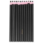 NUOBESTY Peel-Off China Markers Grease Wax Pencil Drawing Marking Crayon Trimming Thread Machine Point Pencil for Metal Glass Fabric (Black)