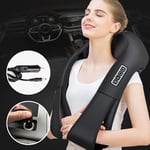 Shiatsu Back Neck and Shoulder Massager with Heat Deep Tissue 3D Kneading Pillow