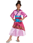 Mulan - Lisensiert Deluxe Disney Kostyme til Barn