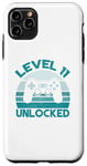 iPhone 11 Pro Max Level 11 Unlocked Video Game 11th Birthday Gamer Boys Case