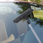 Telescopic Extendable Car Window Squeegee Cleaner Scrubber Brush White