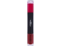 L’Oreal Paris L'oreal Paris, Infallible, Nail Polish 2-In-1, 034, Red Rage, 2 X, 5 Ml For Women