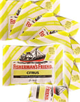 24 st Sockerfri Fisherman's Friend med Smak av Citrus 25 g - Hel Låda