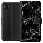 Samsung Galaxy A05 Plånboksfodral Marmor Svart