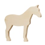 Träfigur Häst