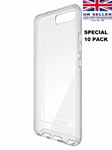 10 PACK Tech21 Pure Clear Case Ultra Thin Bulletshield Cover for Huawei P10