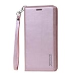 Hanman Plånboksfodral till Samsung Galaxy S10e Roséguld