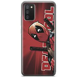 ERT GROUP Coque de téléphone Portable pour Samsung A02S Original et sous Licence Officielle Marvel Motif Deadpool 002 Parfaitement adapté à la Forme du téléphone Portable, Coque en TPU
