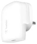 Belkin 30W Power Delivery USB-C Wall Charger - White