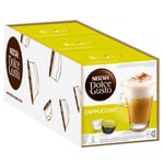 NESCAFE Dolce Gusto Cappuccino Coffee Pods (Pack of 3, Total 48 Capsules)