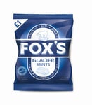 12 x 100g Bags of Fox's Glacier Mints PMP - £1
