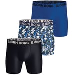 Björn Borg Sports Microfiber Boxer 3P, Kalsonger herr