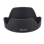 Mugast EW-73C Camera Lens Hood,Portable Plastic Sun Shade,Professional Replacement Lens Hood Shade Accessory for Canon EF-S 10-18mm F4.5-5.6 IS STM Lens.(Black)
