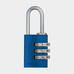 ABUS Hänglås med kod / kombinationslås 145/20, Ø3 mm, blå