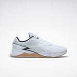 Reebok Nano X3 Shoes Unisex Cloud White / Core Black Rubber Gum-01