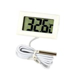 Szaerfa Freezer Thermograph Thermometer Fridge Digital LCD Display For Refrigerator (White)