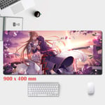 Anime Sword Art Online Personalized Custom Gaming Mousepad Rectangle Mouse Mat/Pad Office Accessory And Gift Design-900x300mm