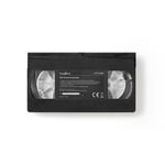 Nedis Kuvapään Puhdistuskasetti | 20 ml | VHS kasetin päät | Musta