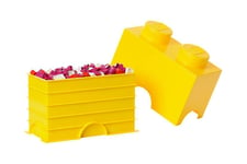 LEGO Storage Brick 2 - opbevaringsboks - klargul