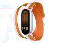 Xiaomi - Klockräm För Aktivitetsspårare - 140 - 180 Mm - Vit, Orange - För Xiaomi Smart Band 8, Smart Band 9