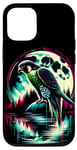 iPhone 15 Pro Colorful Peregrine Falcon Bird Spirit Animal Illustration Case