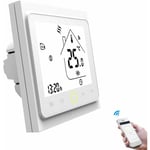 Thermostat Intelligent WiFi pour Chauffage au Sol à Eau 5 a, Thermostat d'ambiance programmable Compatible avec Alexa Echo/Google Home/Smart